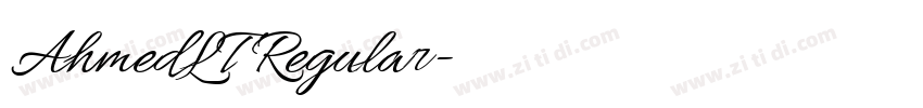 AhmedLT Regular字体转换 AhmedLT Regular字体转换